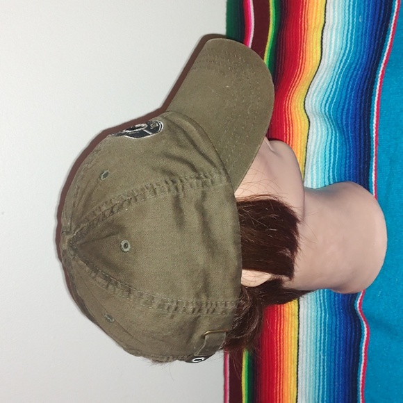 Alaska Nature Strapback Green Denali Park Moose Animals Outdoor Hiking Hat Cap - Picture 7 of 9